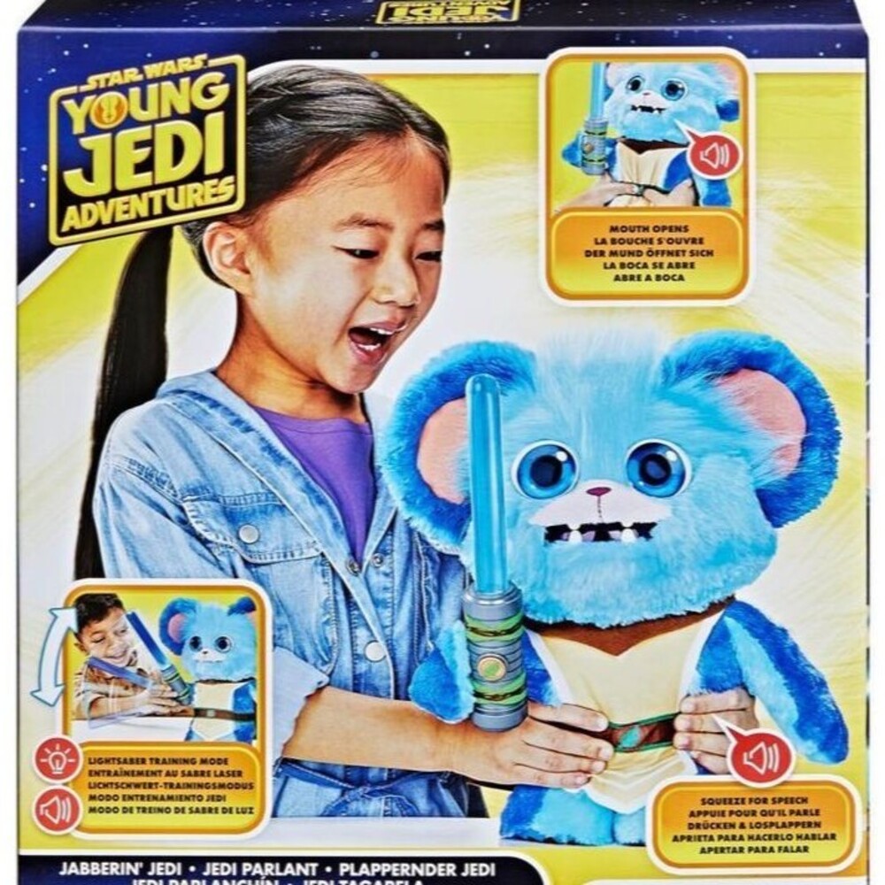 Star Wars Young Jedi Adventures Jabberin’ Jedi Nubs Plush w/ Lightsaber & Sounds